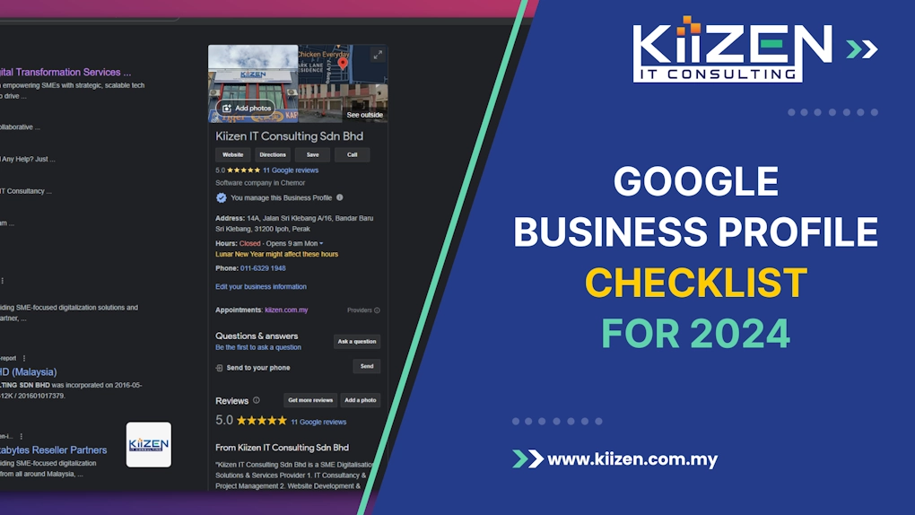 Google Business Profile Checklist for 2024