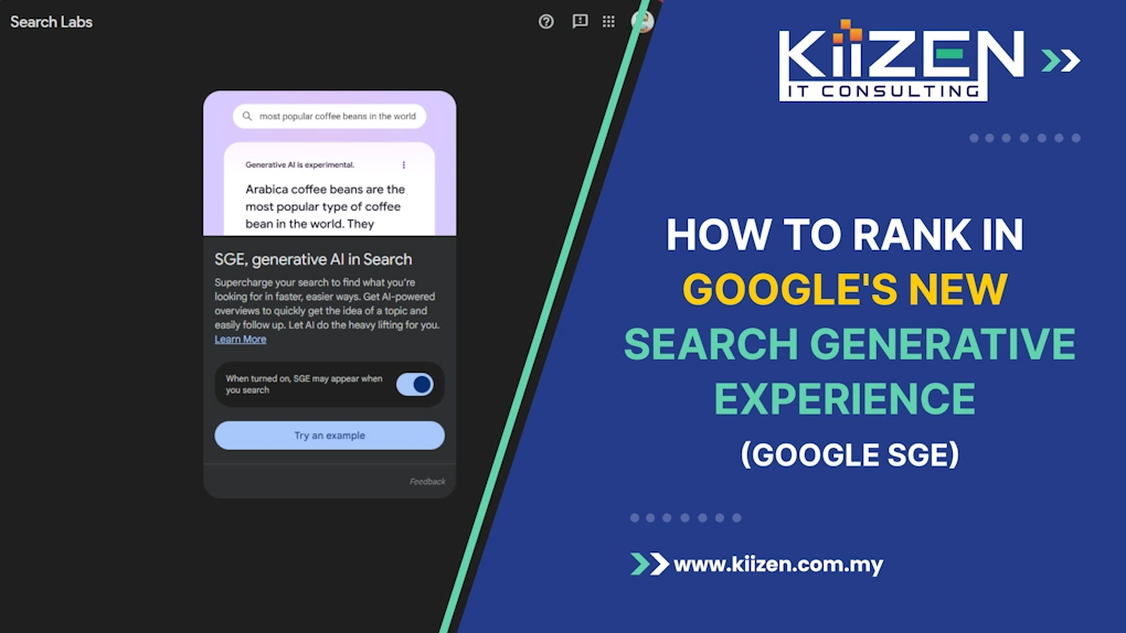 How to Rank in Google's New Search Generative Experience (Google SGE)