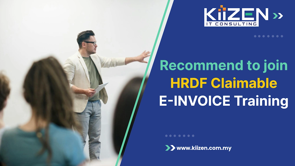 E Invoice Training HRDF Claimable